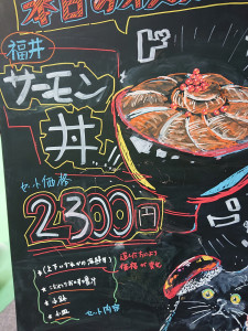 魚慶ふくいサーモン丼
